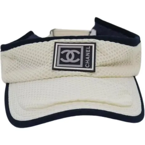 Pre-owned Accessories, unisex, , Size: ONE SIZE Pre-owned Cotton Hat - Chanel Vintage - Modalova