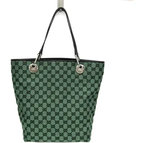 Pre-owned Tote Bags, female, , Size: ONE SIZE Pre-owned Canvas gucci-bags - Gucci Vintage - Modalova