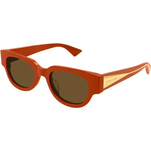 Sunglasses with Original Case , female, Sizes: 52 MM - Bottega Veneta - Modalova