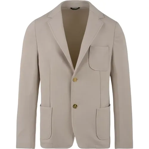 Blazers, male, , Size: M Cream Jackets for Men - Daniele Alessandrini - Modalova