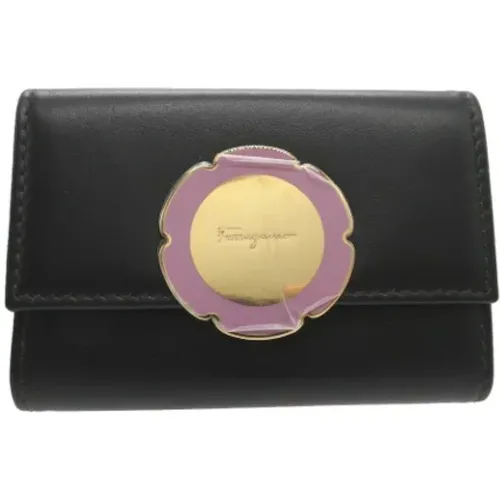 Pre-owned Accessories, female, , Size: ONE SIZE Pre-owned Leather key-holders - Salvatore Ferragamo Pre-owned - Modalova