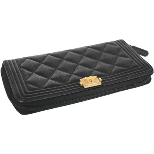 Pre-owned Wallets, female, , Size: ONE SIZE Pre-owned Leather wallets - Chanel Vintage - Modalova