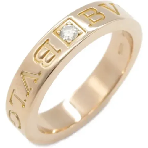 Pre-owned Rose Gold rings , female, Sizes: ONE SIZE - Bvlgari Vintage - Modalova