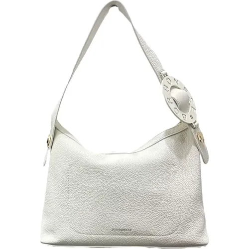 Hobo Handbag with Zip Closure , female, Sizes: ONE SIZE - Borbonese - Modalova