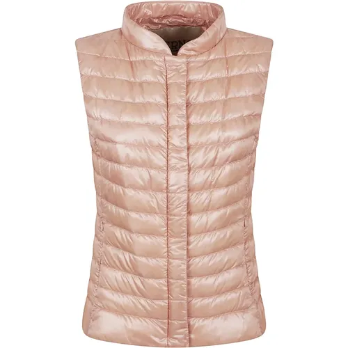 Vests, female, , Size: XS Lightweight & Purple Jacket - Herno - Modalova