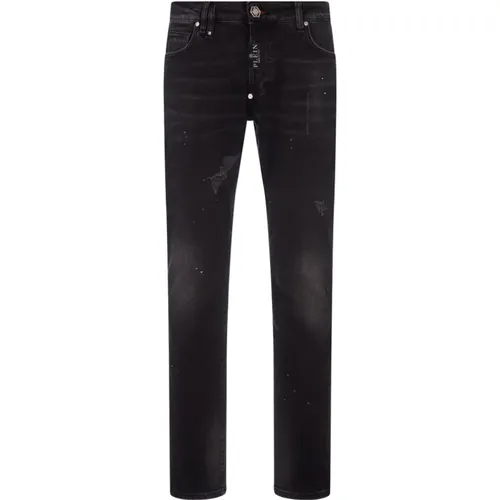 Super Straight Jeans , male, Sizes: W32, W33, W30 - Philipp Plein - Modalova