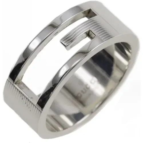 Pre-owned Jewellery, female, , Size: ONE SIZE Pre-owned Silver rings - Gucci Vintage - Modalova