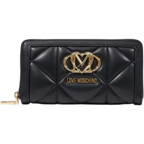 Wallets & Cardholders, female, , Size: ONE SIZE Stylish Women's Wallet Spring/Summer Collection - Love Moschino - Modalova