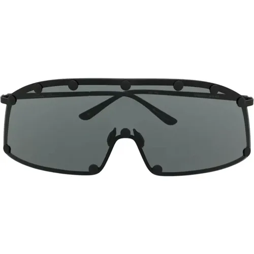 Sunglasses, unisex, , Size: ONE SIZE Temple Shield Sunglasses - Rick Owens - Modalova