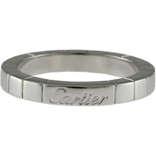 Pre-owned Jewellery, female, , Size: ONE SIZE Pre-owned White Gold rings - Cartier Vintage - Modalova