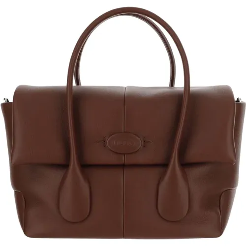 Kalbsleder Handtasche Klappenverschluss - TOD'S - Modalova