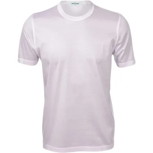 Casual Cotton T-Shirt , male, Sizes: M, L, 2XL - Gran Sasso - Modalova