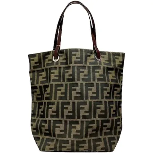 Pre-owned Tote Bags, female, , Size: ONE SIZE Pre-owned Canvas fendi-bags - Fendi Vintage - Modalova