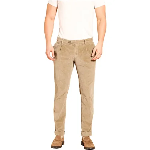 Samt 500-Gestreifte Chino Hose , Herren, Größe: M - Mason's - Modalova