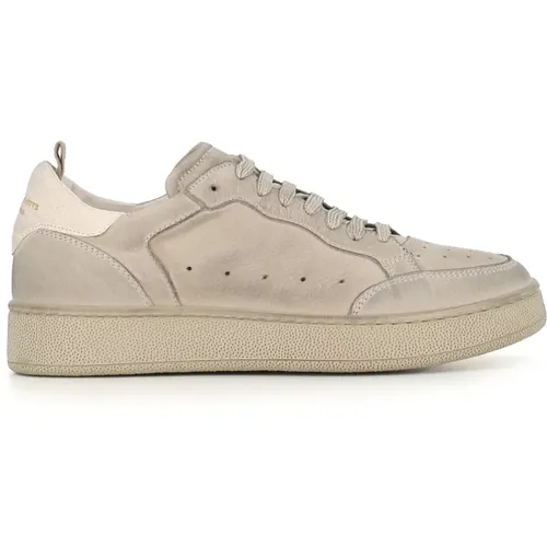 Light Grey Suede Sneakers , female, Sizes: 5 UK, 3 UK, 7 UK - Officine Creative - Modalova