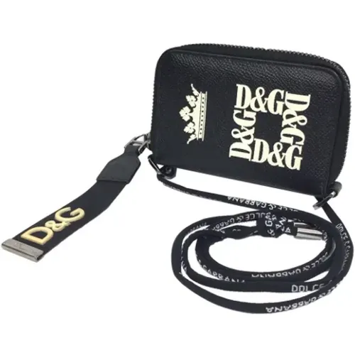 Pre-owned Cross Body Bags, female, , Size: ONE SIZE Pre-owned Leather wallets - Dolce & Gabbana Pre-owned - Modalova