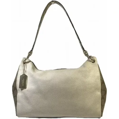 Pre-owned Shoulder Bags, female, , Size: ONE SIZE Pre-owned Canvas handbags - Coach Pre-owned - Modalova