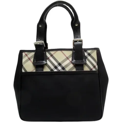 Pre-owned Tote Bags, female, , Size: ONE SIZE Pre-owned Canvas handbags - Burberry Vintage - Modalova