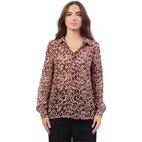 Elegante MultiColour Bluse , Damen, Größe: L - Fracomina - Modalova