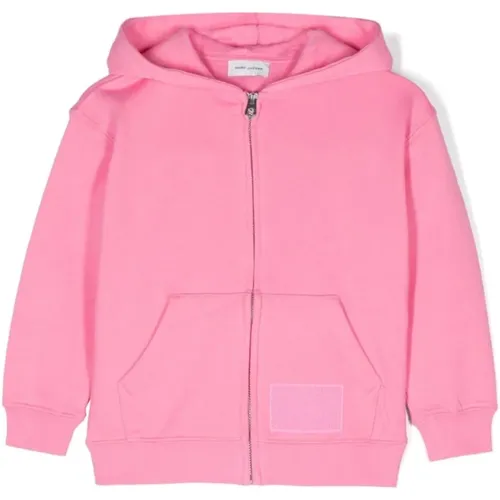 Fuchsia Kapuzenpullover mit Logo-Patch - Marc Jacobs - Modalova