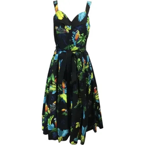 Pre-owned Dresses, female, , Size: XS Tropical Print Sleeveless A-line Dress - Marc Jacobs Pre-owned - Modalova