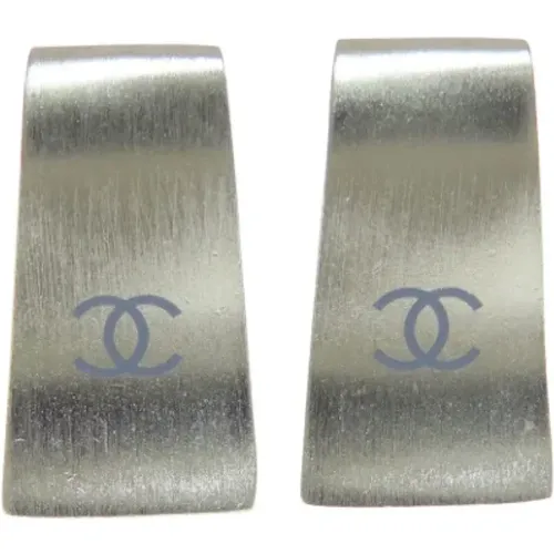 Pre-owned Jewellery, female, , Size: ONE SIZE Pre-owned Metal earrings - Chanel Vintage - Modalova