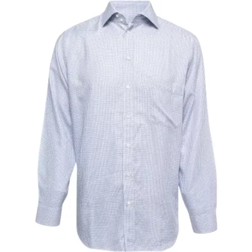 Pre-owned Shirts, male, , Size: 4XS Pre-owned Cotton tops - Armani Pre-owned - Modalova