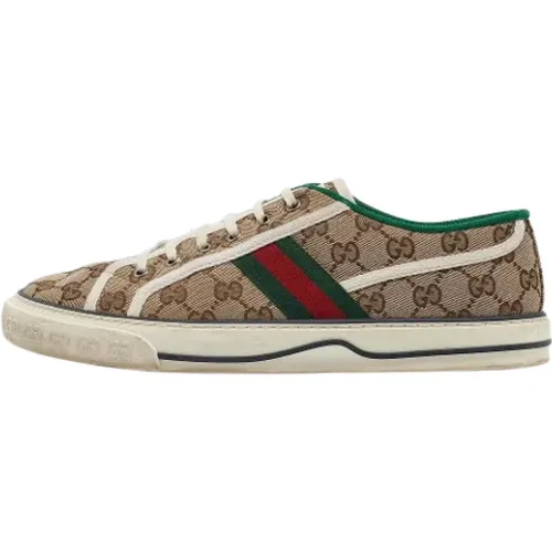 Pre-owned Sneakers, female, , Size: 13 US Pre-owned Canvas flats - Gucci Vintage - Modalova