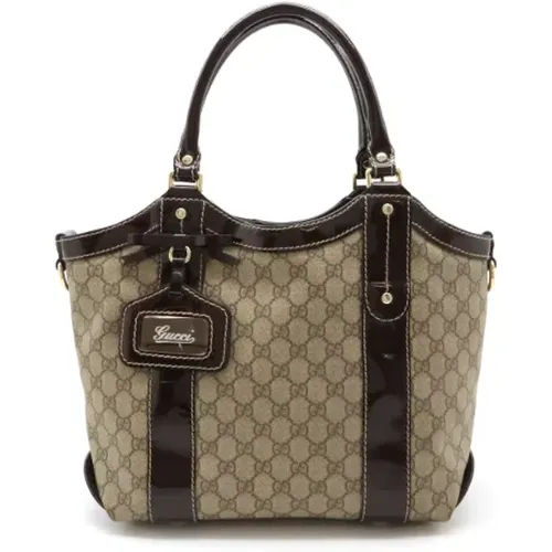 Pre-owned Tote Bags, female, , Size: ONE SIZE Pre-owned Leather totes - Gucci Vintage - Modalova