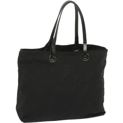 Pre-owned Tote Bags, female, , Size: ONE SIZE Pre-owned Canvas fendi-bags - Fendi Vintage - Modalova