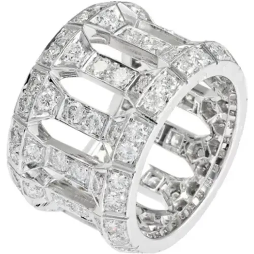 Pre-owned Jewellery, female, , Size: ONE SIZE Pre-owned White Gold rings - Cartier Vintage - Modalova