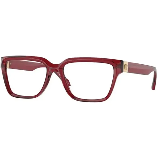 Roter Rahmen Brille Ve3357 388 - Versace - Modalova