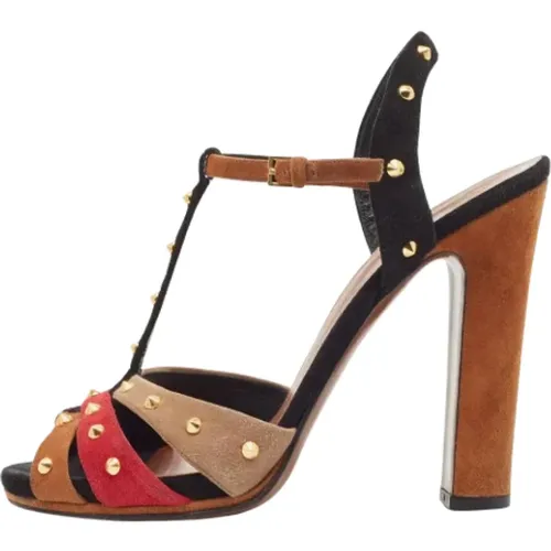 Pre-owned Wildleder sandals - Gucci Vintage - Modalova