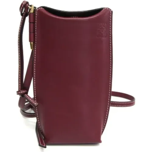 Pre-owned Cross Body Bags, female, , Size: ONE SIZE Pre-owned Leather crossbody-bags - Loewe Pre-owned - Modalova