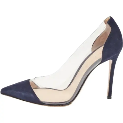 Pre-owned Pumps, female, , Size: 9 US Pre-owned Suede heels - Gianvito Rossi Pre-owned - Modalova