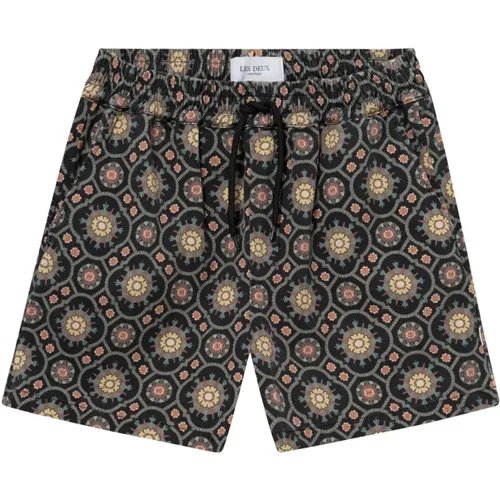 Tapestry Casual Shorts , Herren, Größe: XS - Les Deux - Modalova