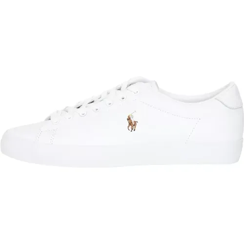 Luxuriöse Ledersneakers , Herren, Größe: 40 EU - Ralph Lauren - Modalova