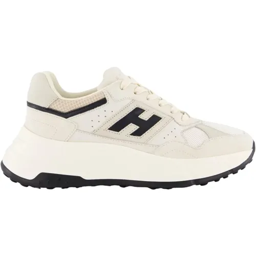 Lace-Up Casual Sneakers , female, Sizes: 2 UK, 6 UK, 5 UK, 6 1/2 UK, 5 1/2 UK, 7 UK, 3 UK, 4 UK, 8 UK, 4 1/2 UK - Hogan - Modalova