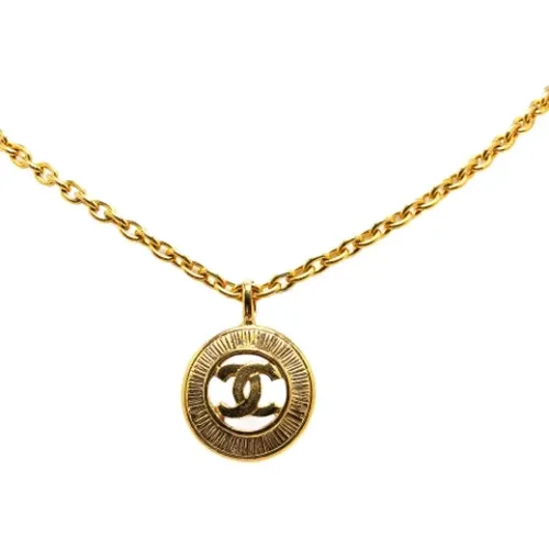 Pre-owned Metal necklaces , female, Sizes: ONE SIZE - Chanel Vintage - Modalova