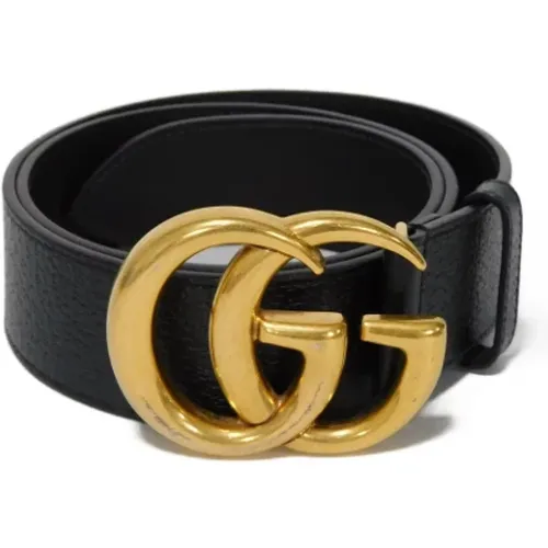 Pre-owned Belts, male, , Size: ONE SIZE Pre-owned Leather belts - Gucci Vintage - Modalova