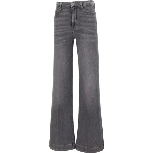 Modern Dojo Heritage Denim Flared Jeans , female, Sizes: W27, W26 - 7 For All Mankind - Modalova