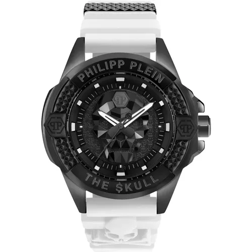 Skull Watch Silicone Band , male, Sizes: ONE SIZE - Philipp Plein - Modalova