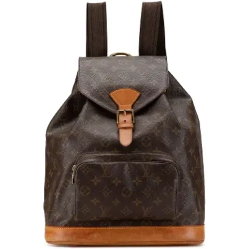 Pre-owned Backpacks, female, , Size: ONE SIZE Pre-owned Canvas backpacks - Louis Vuitton Vintage - Modalova