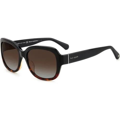 Havana/Brown Shaded Sunglasses Layne/S , female, Sizes: 55 MM - Kate Spade - Modalova