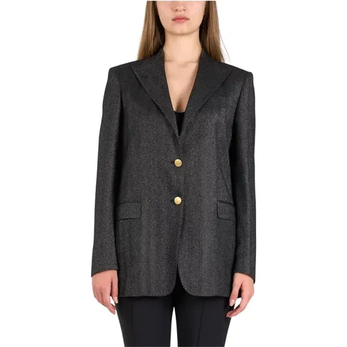 Blazers, female, , Size: L single-breasted jacket model j bertha - Tagliatore - Modalova