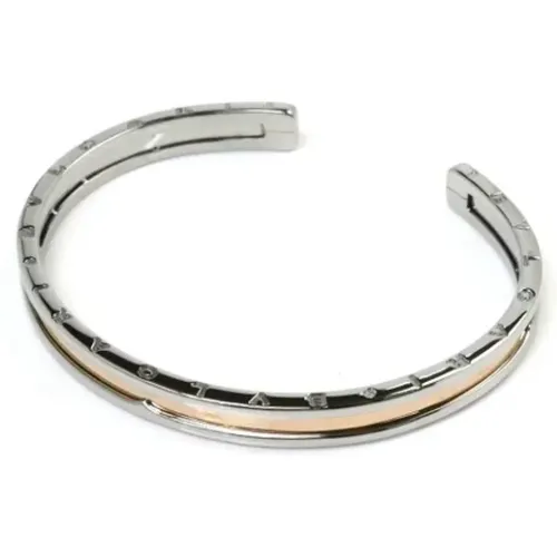 Pre-owned Jewellery, female, , Size: ONE SIZE Pre-owned Stainless Steel bracelets - Bvlgari Vintage - Modalova