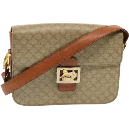 Pre-owned Cross Body Bags, female, , Size: ONE SIZE Pre-owned Canvas celine-bags - Celine Vintage - Modalova