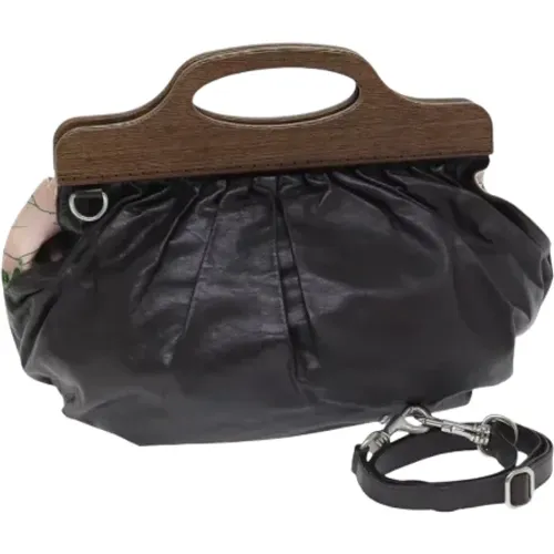 Pre-owned Handbags, female, , Size: ONE SIZE Pre-owned Leather handbags - Miu Miu Pre-owned - Modalova