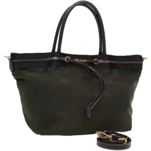 Pre-owned Tote Bags, female, , Size: ONE SIZE Pre-owned Nylon prada-bags - Prada Vintage - Modalova