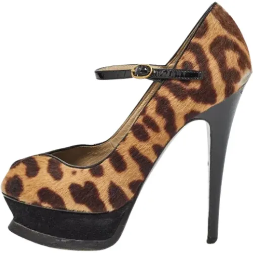 Pre-owned Fabric heels , female, Sizes: 3 UK - Yves Saint Laurent Vintage - Modalova